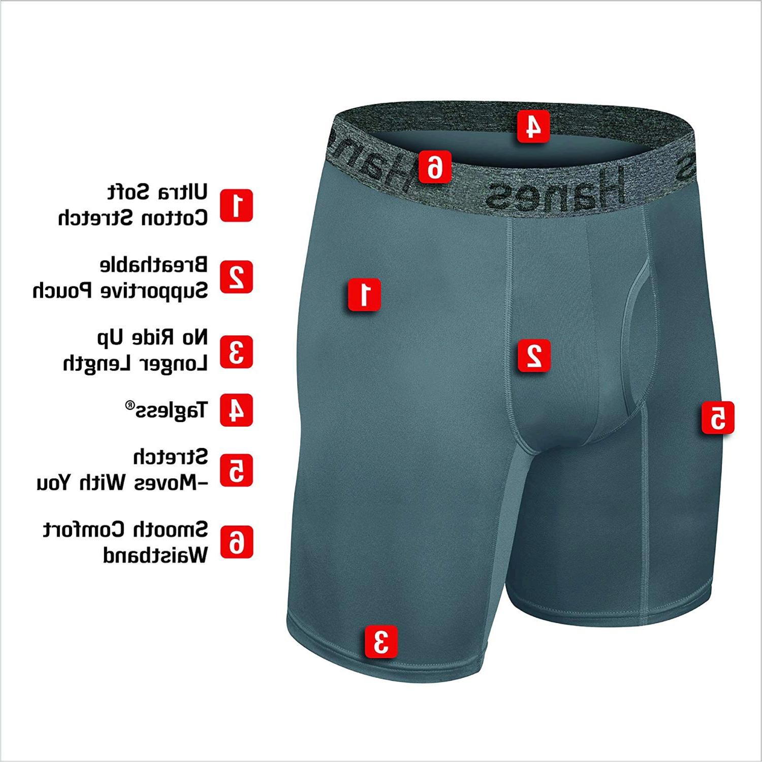 Hanes Men's 3-Pack Comfort Flex Fit Ultra Soft Long Leg, Assorted, Size ...