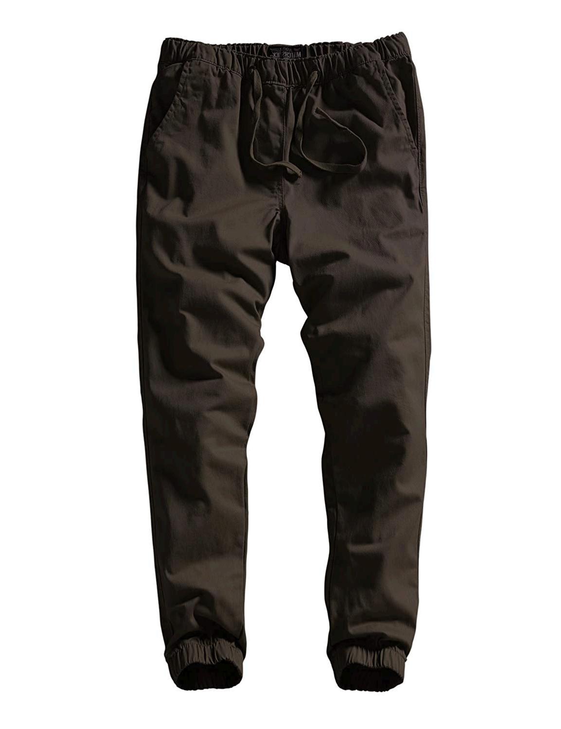 match men's chino jogger pants