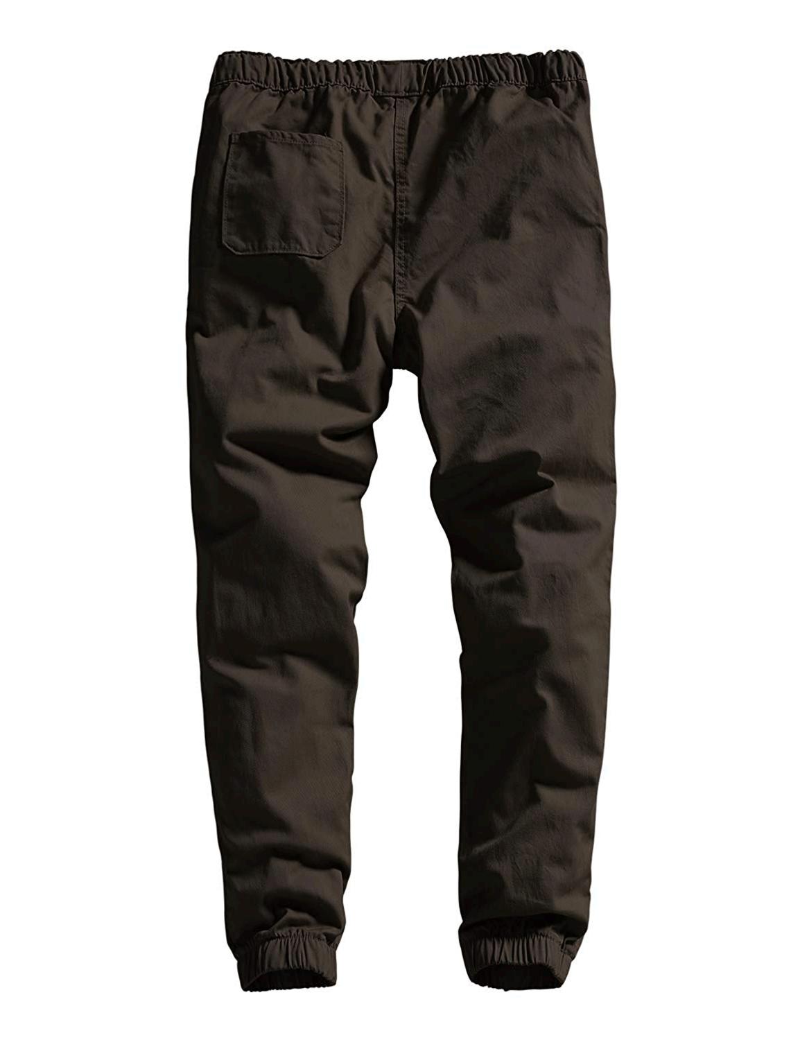 match men's chino jogger pants