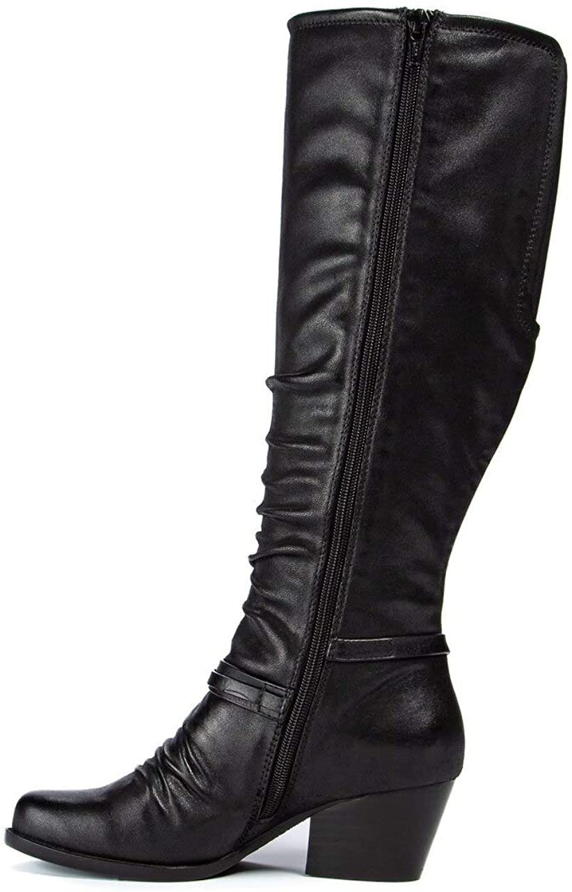 BareTraps Womens Rinny Almond Toe Knee High Fashion Boots, Black, Size ...