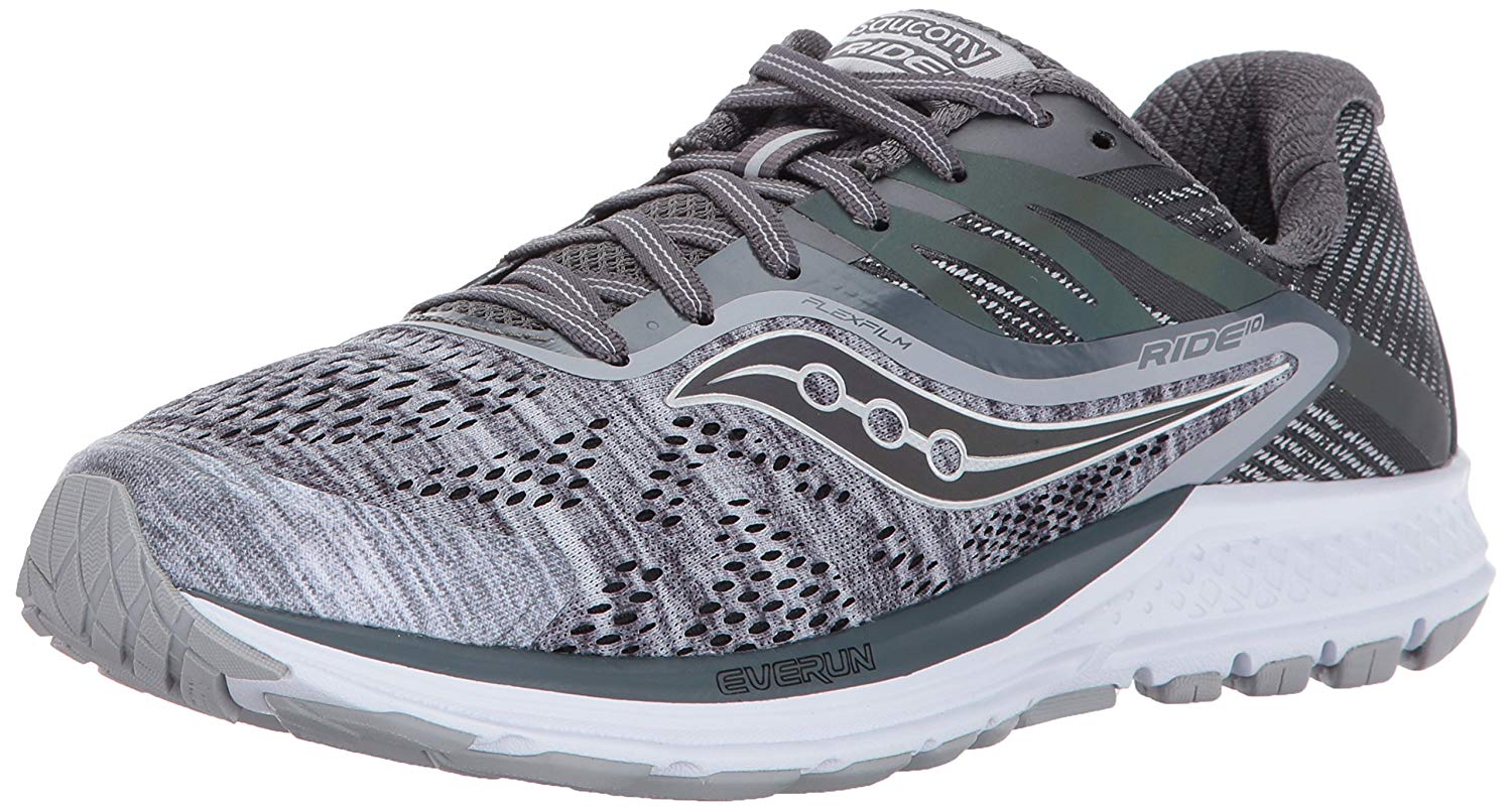 saucony ride womens grey