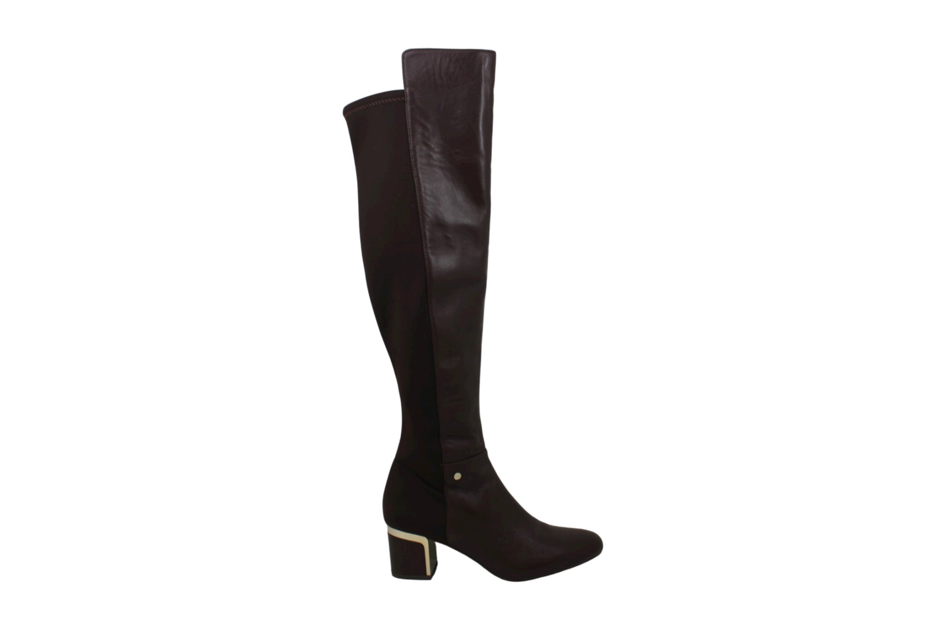 DKNY Womens Cora Leather Closed Toe Over Knee Fashion Boots, Brown, Size 8.0 603556359310 eBay