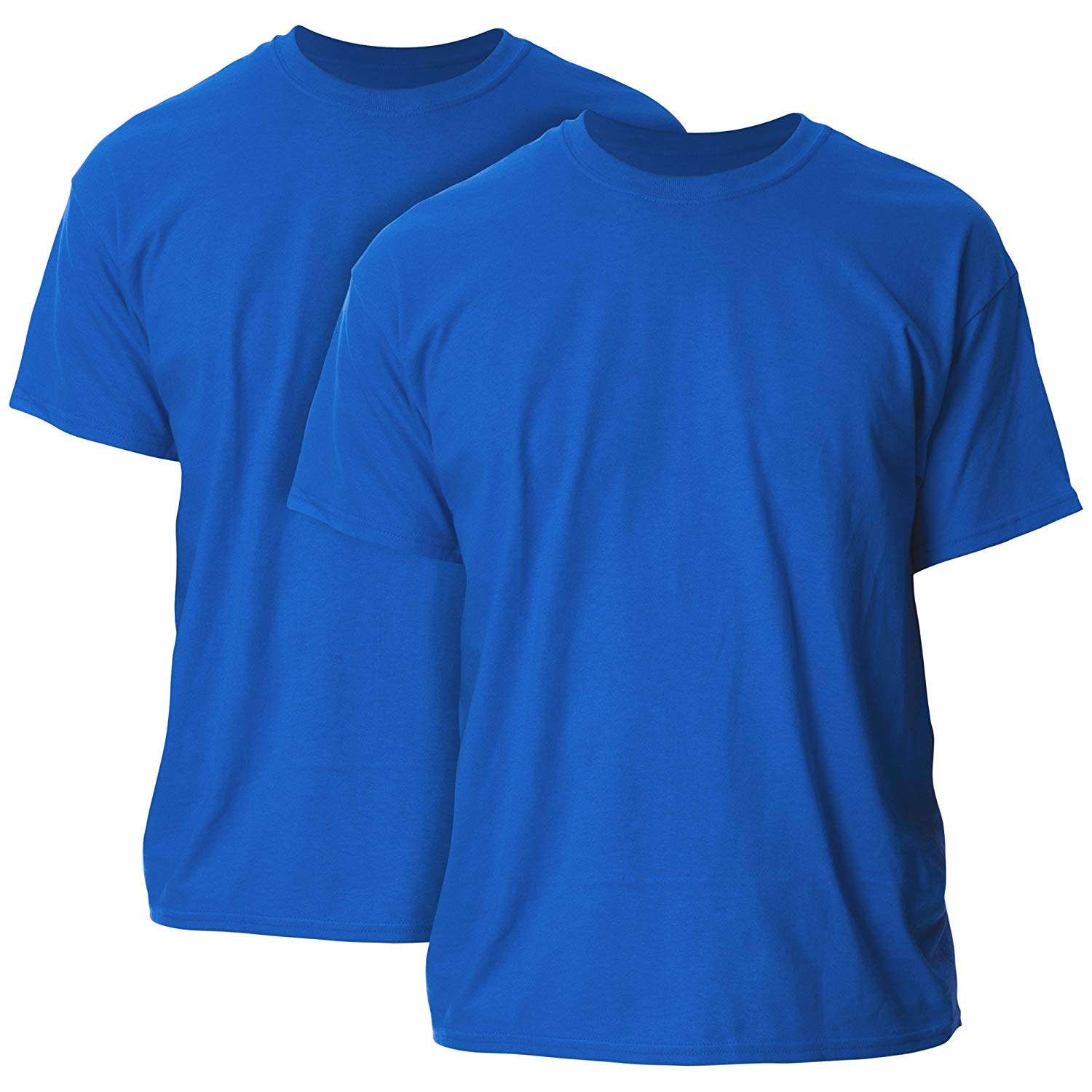 Gildan Mens G2000 Ultra Cotton Adult T Shirt 2 Pack Royal Royal