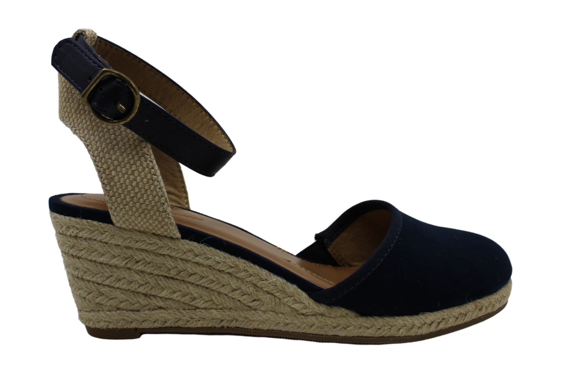 Style & Co. Womens Mailena Closed Toe Casual Platform Sandals, Navy MC ...