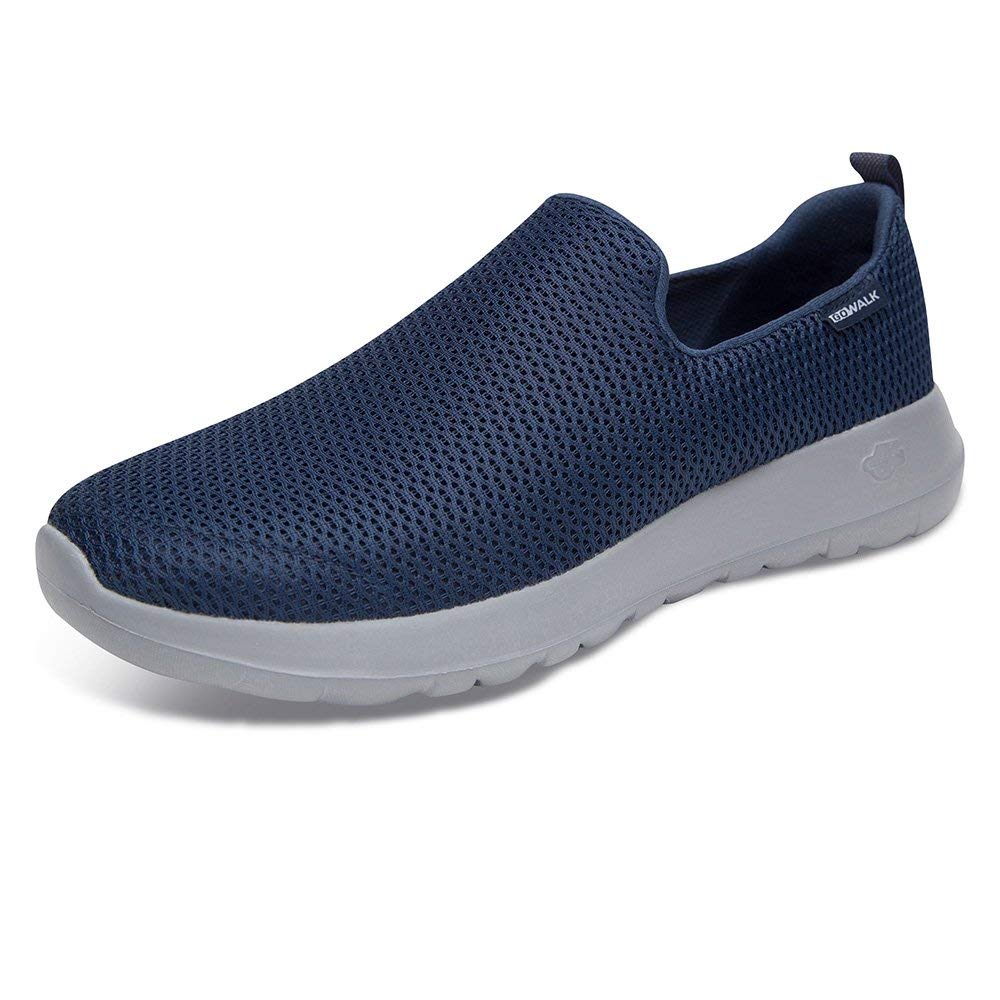 SKECHERS MENS GO Walk Max Fabric Low Top Slip On Walking Shoes $40.33 ...