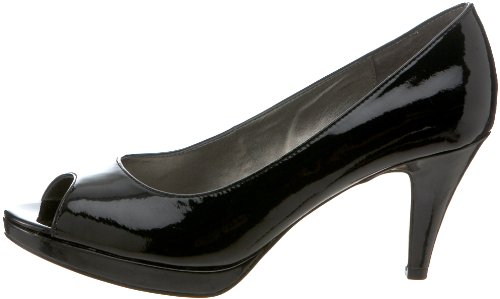 Bandolino Womens MYLAH Peep Toe Classic Pumps Black Synthetic Size 6.0 Bandolino Womens MYLAH Peep Toe Classic Pumps Black Synthetic Size 6.0