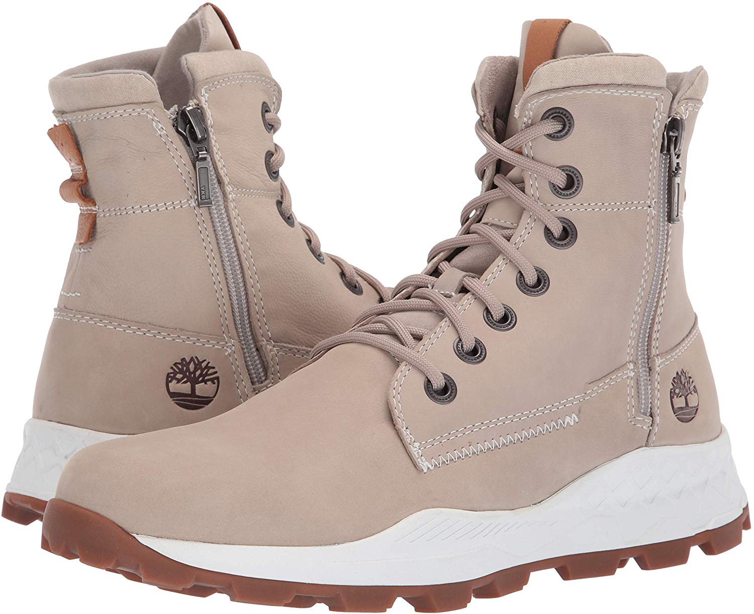 white tan timberland boots