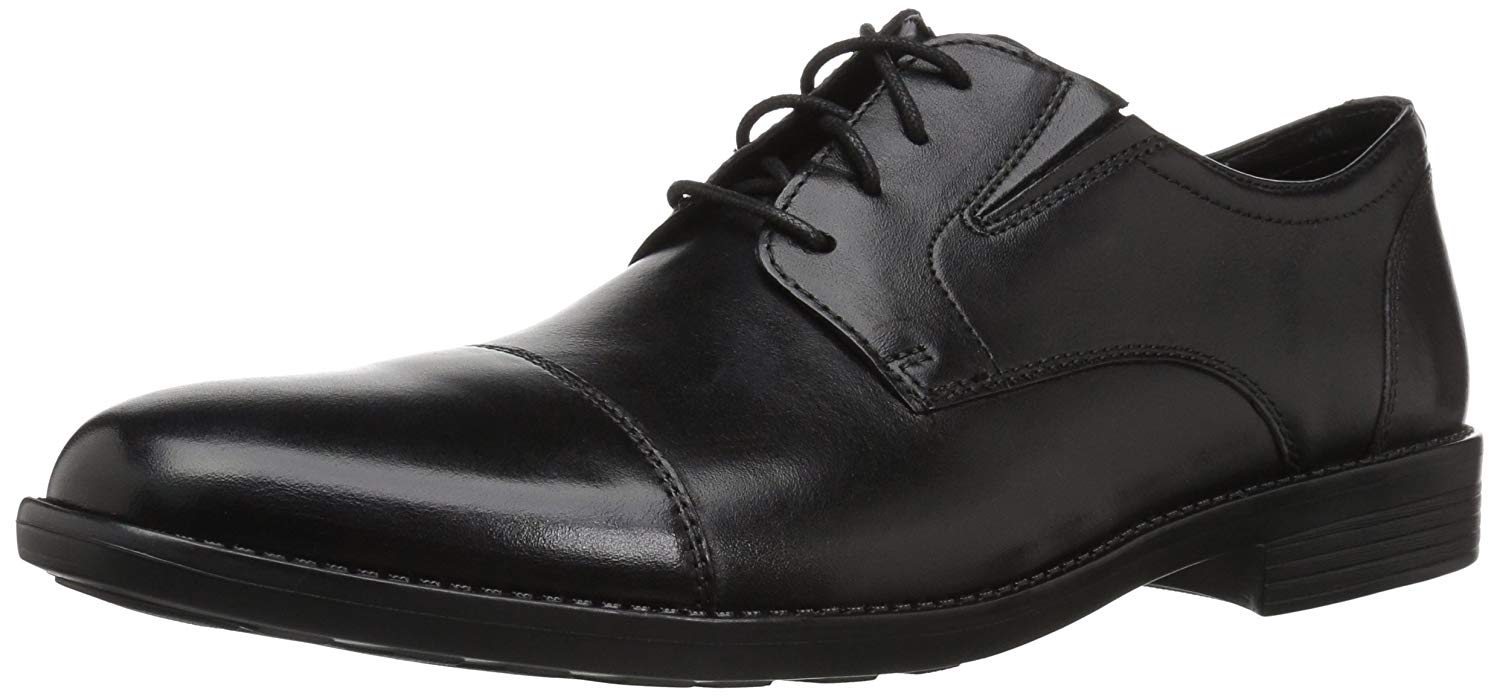 Bostonian Men�s Birkett Cap Oxford, Black Leather, Size 10 Bostonian Men�s Birkett Cap Oxford, Black Leather, Size 10