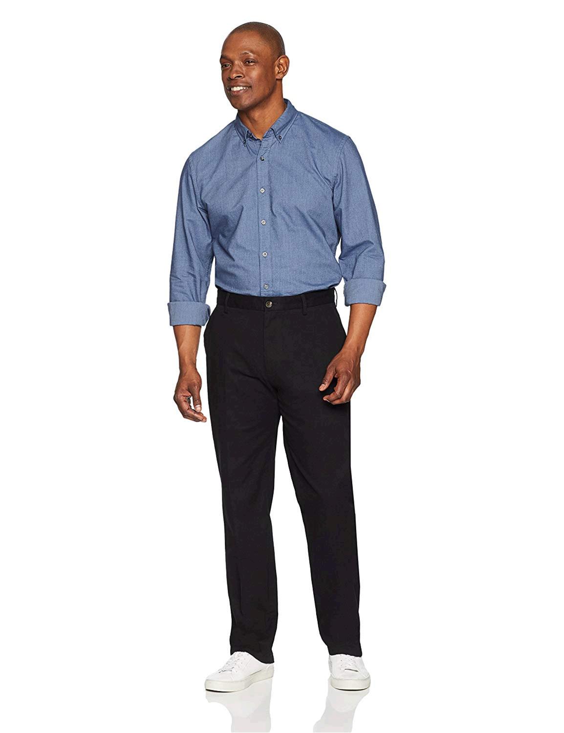 Essentials Men's Classic-Fit, True Black, Size 30W x 32L 7gC3 | eBay