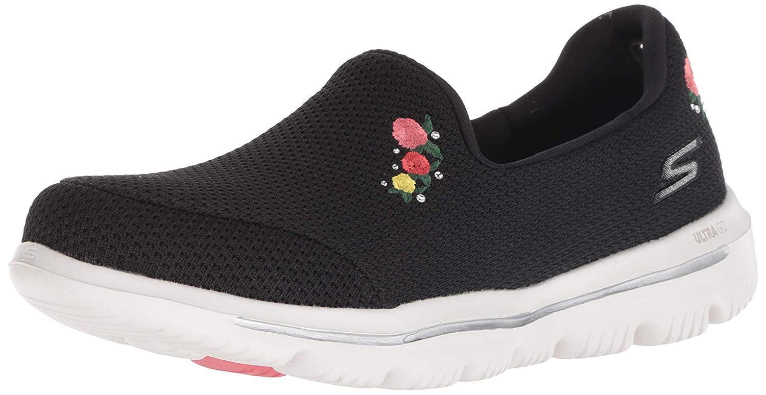 skechers go walk evolution ultra black