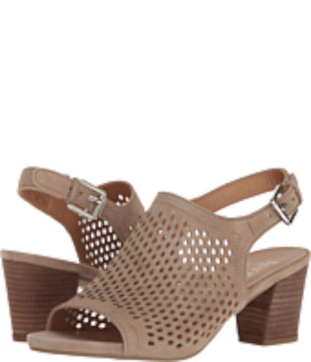 Franco Sarto Womens harlet2 Suede Open Toe Casual Slingback Taupe Size 60 Franco Sarto Womens harlet2 Suede Open Toe Casual Slingback Taupe Size 60