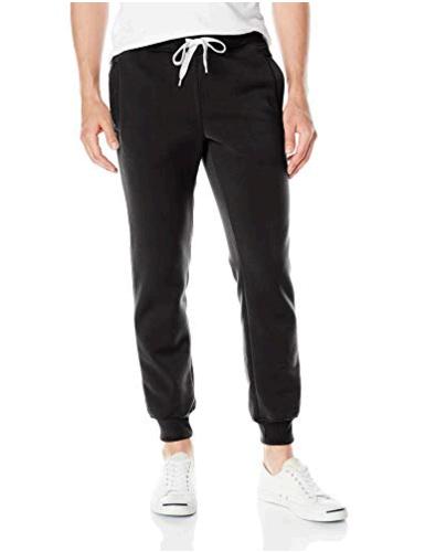 Southpole Men's Active Basic Jogger Fleece Pants-Reg, Black New, Size ...