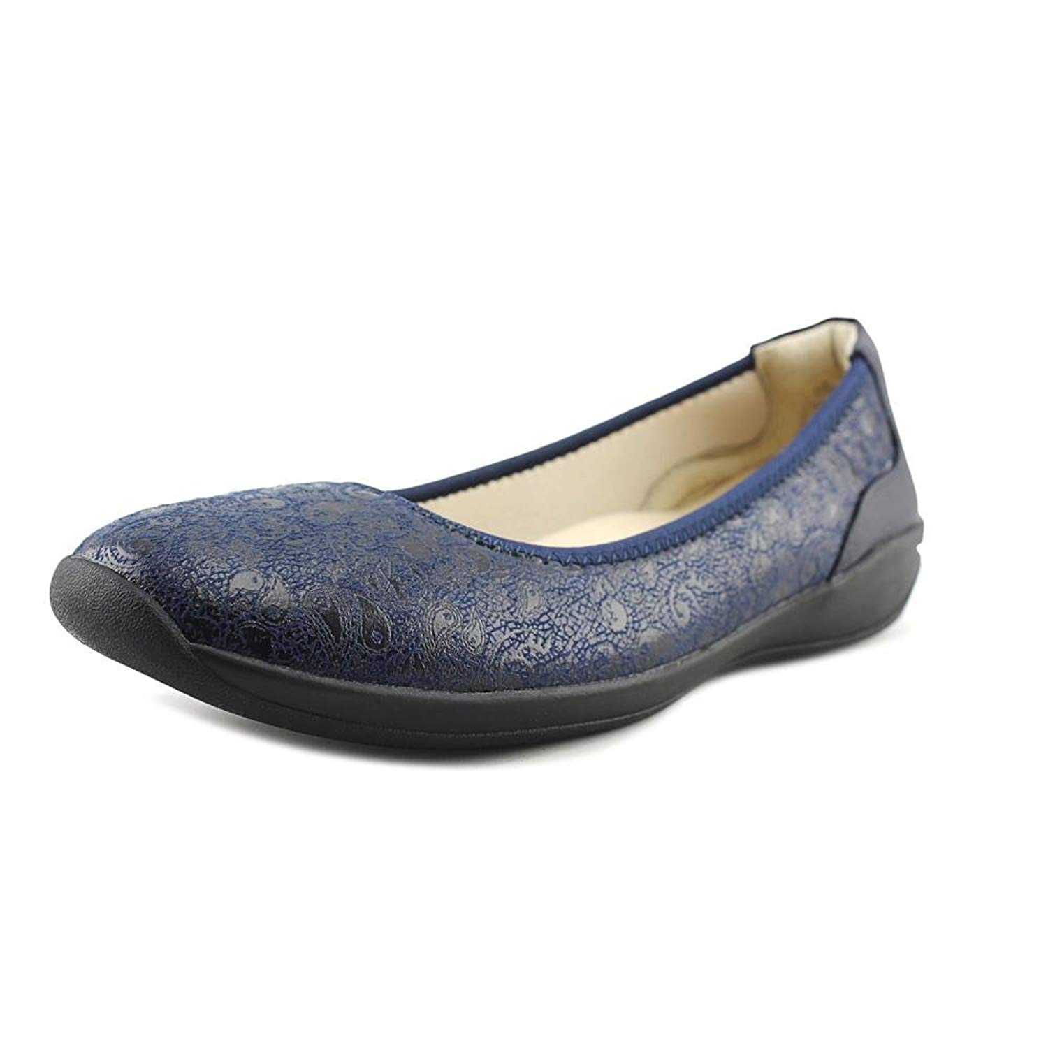 navy flats size 7