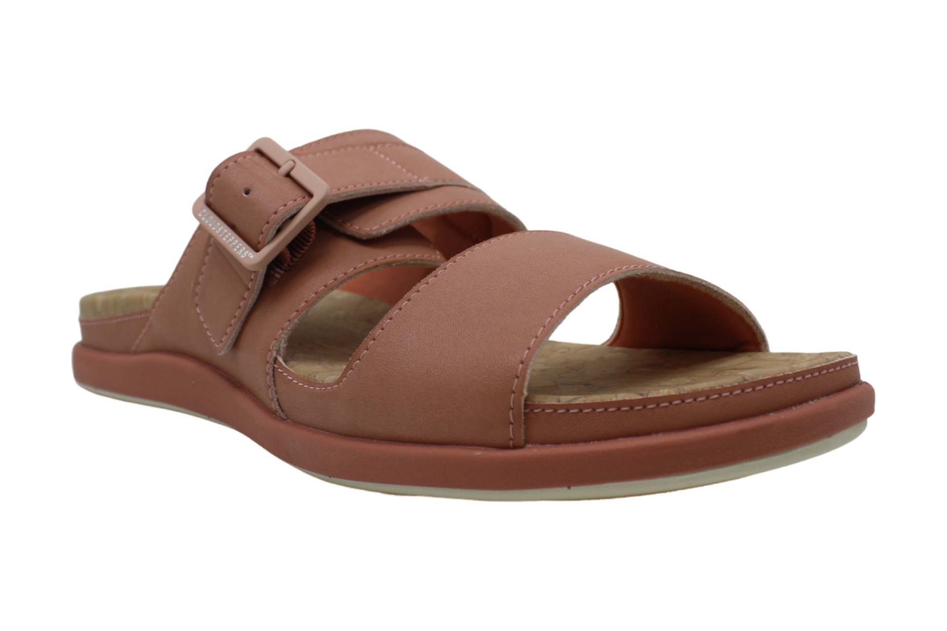 CLARKS Women's Step June Tide Sandal Dusty Olive Synthetic 065 M, Pink ...