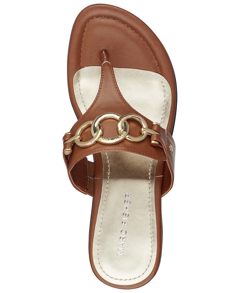 Marc Fisher Womens ariana Open Toe Casual Slide Sandals, Medium Brown, Size 11.0 | eBay