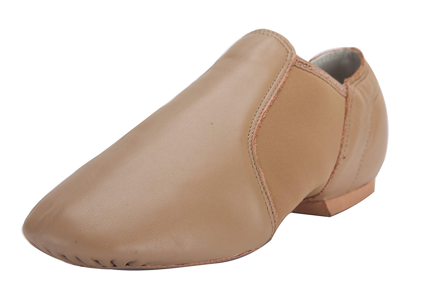 Toddler/Little Kid/Big Kid Linodes Leather Jazz Shoe Slip On for Girls and Boys 