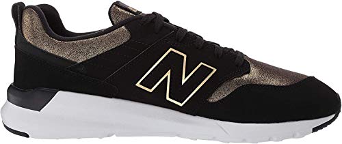 new balance sneakers black and gold