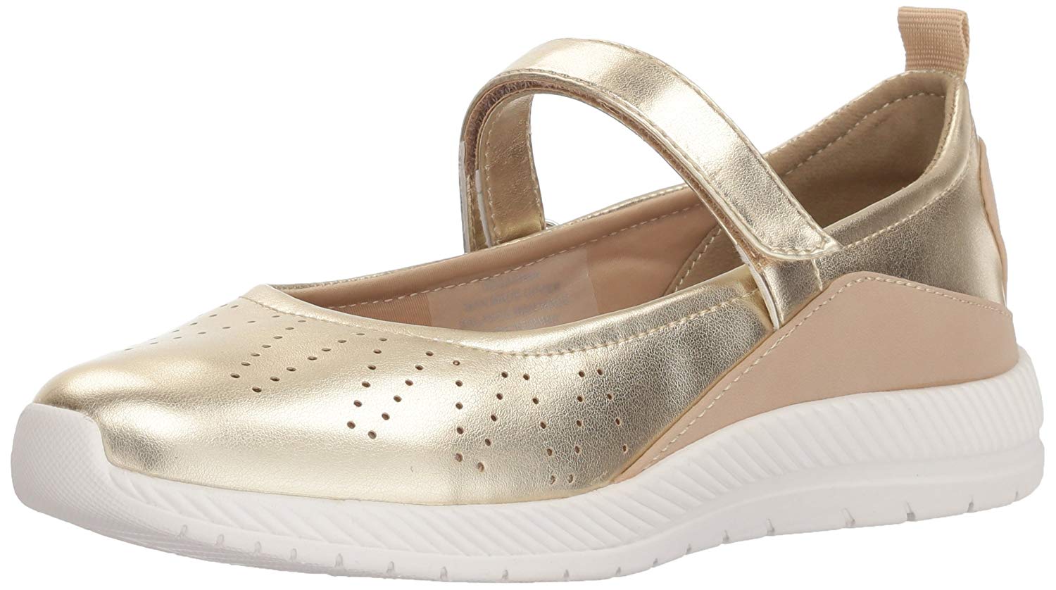 Easy Spirit Damenschuhe GARIMA Closed Toe Mary Jane Flats, Gold, Größe 7.5 Easy Spirit Damenschuhe GARIMA Closed Toe Mary Jane Flats, Gold, Größe 7.5