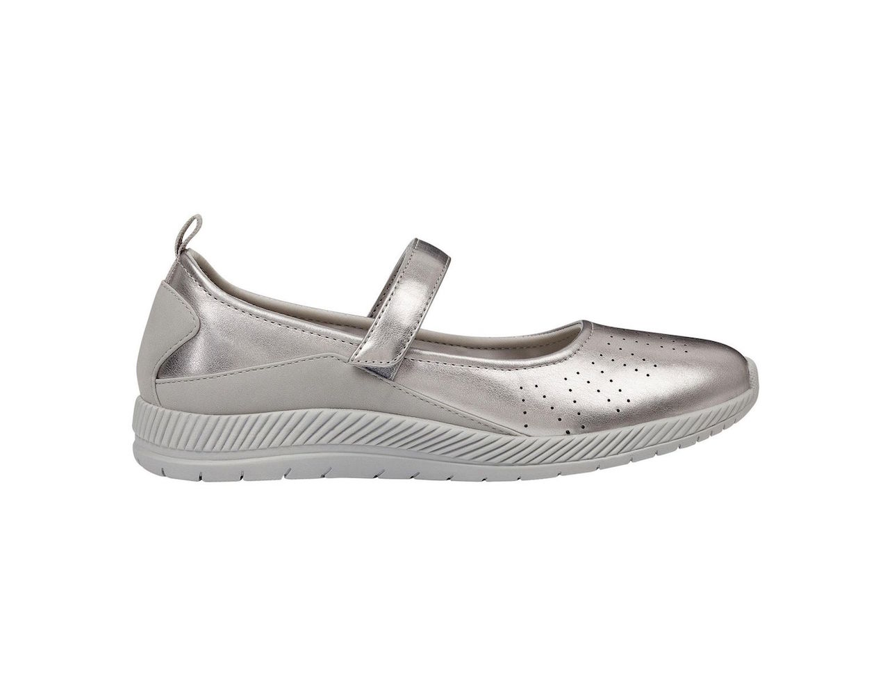 womens silver flats size 11