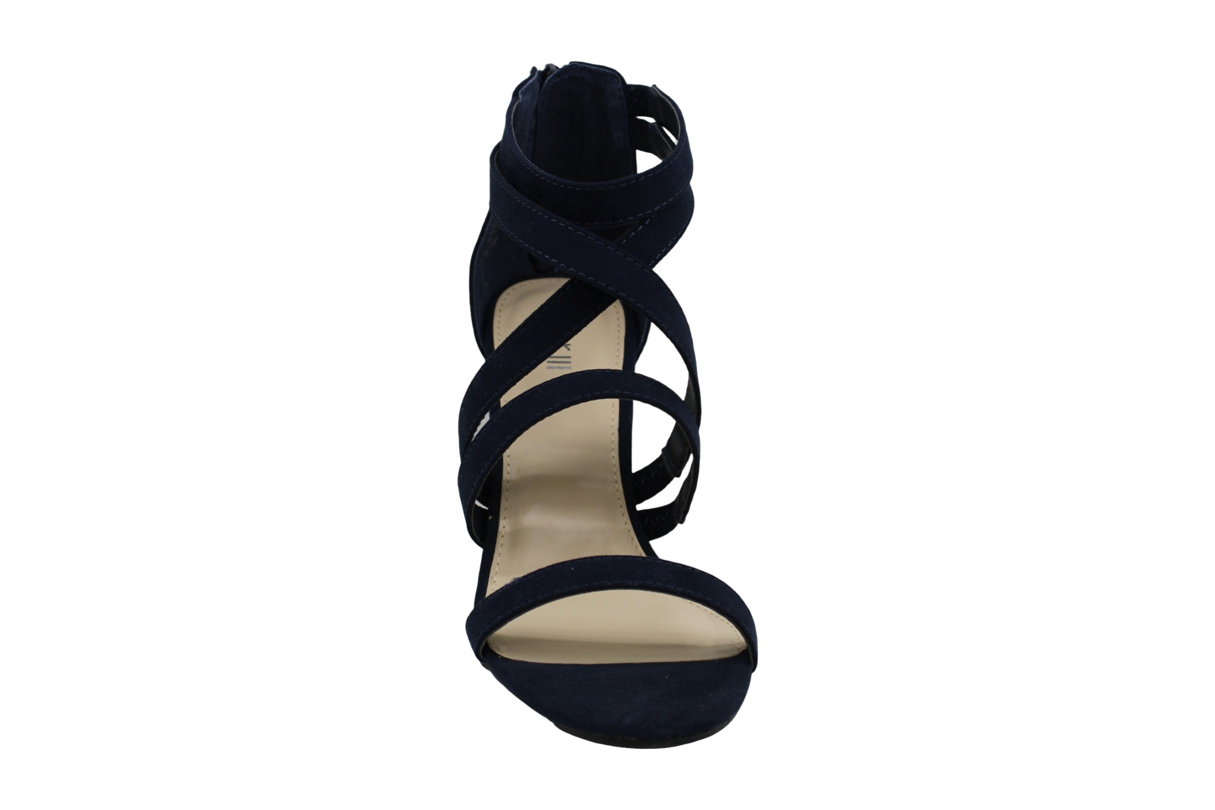 navy ankle strap court shoes