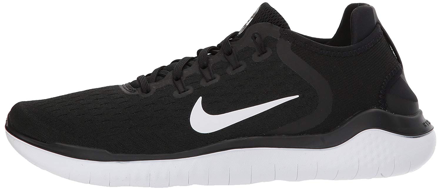 nike free rn flyknit women's black