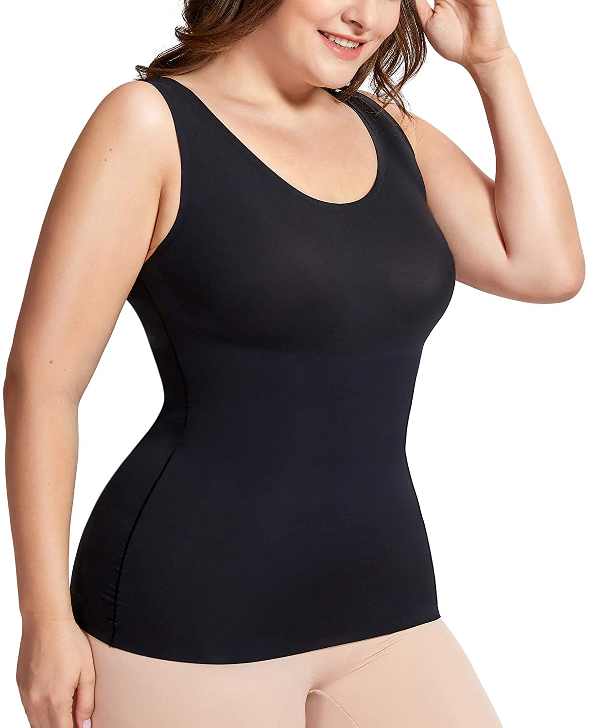 DELIMIRA Women's Tummy Control Shapewear Smooth Body Shaping, Black