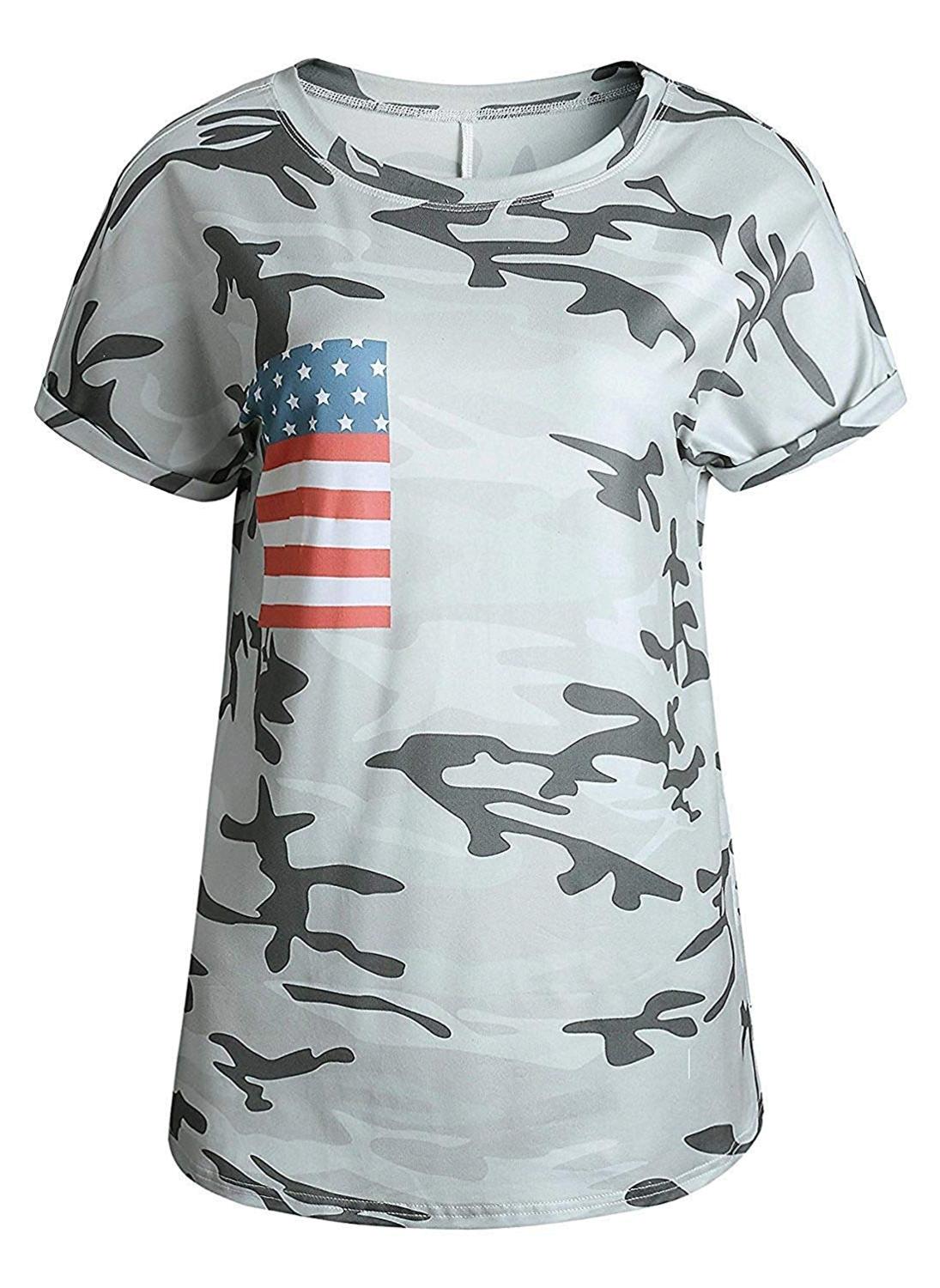 american flag camo shirt