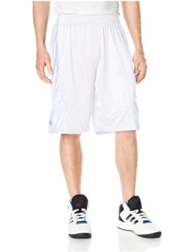 Southpole Men's Basic Basketball Mesh Shorts, White,, White/White, Size ...