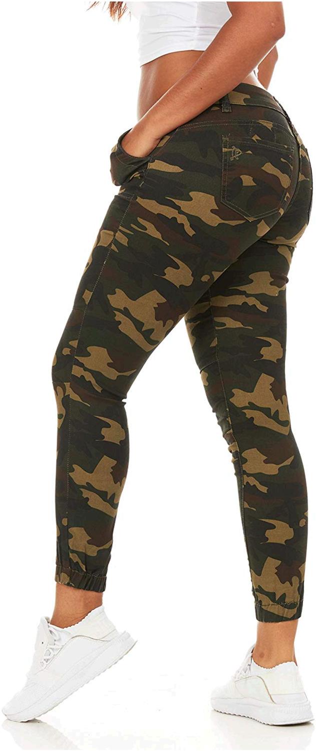 camo cargos women's