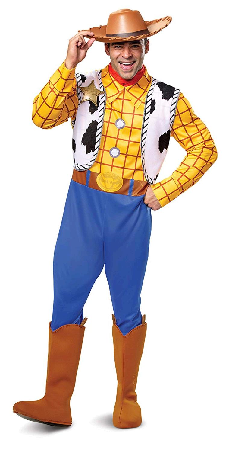 Disguise Men's Woody Deluxe Adult Costume,Multi,XL, Multi, Size XL (42 ...