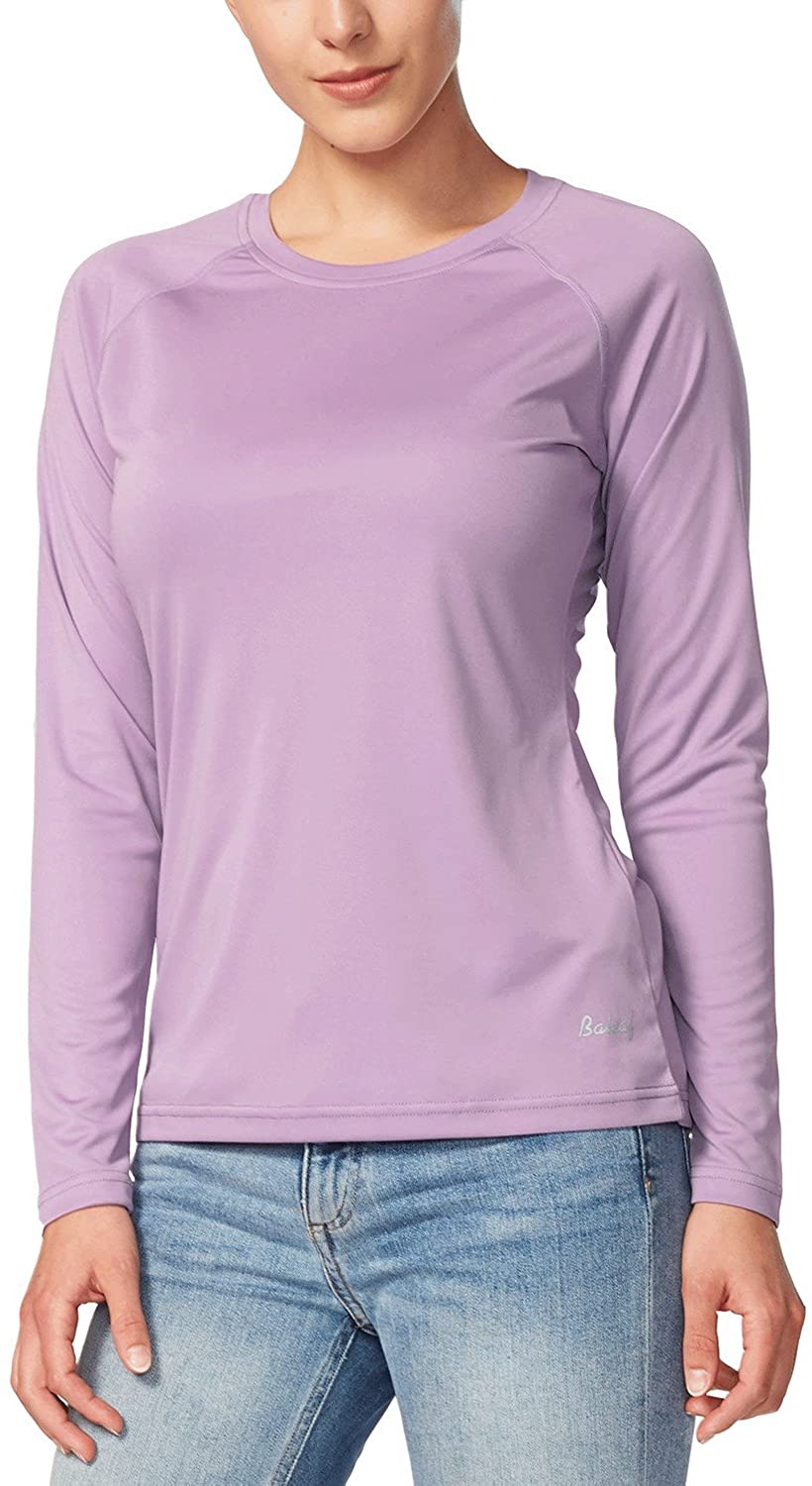 Baleaf Women's UPF 50 Sun Protection TShirt Long, A01purple, Size