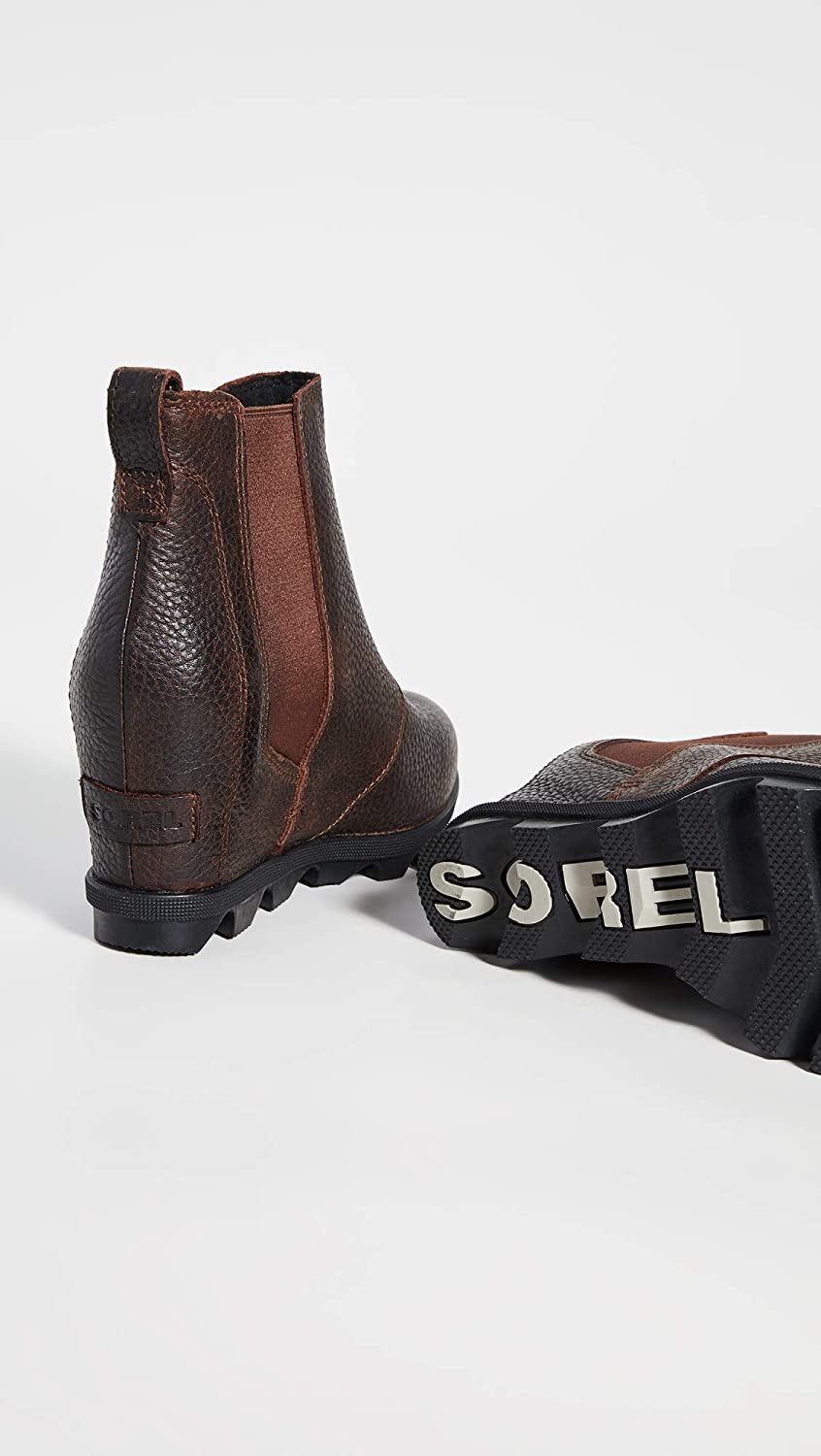 sorel chelsea wedge black