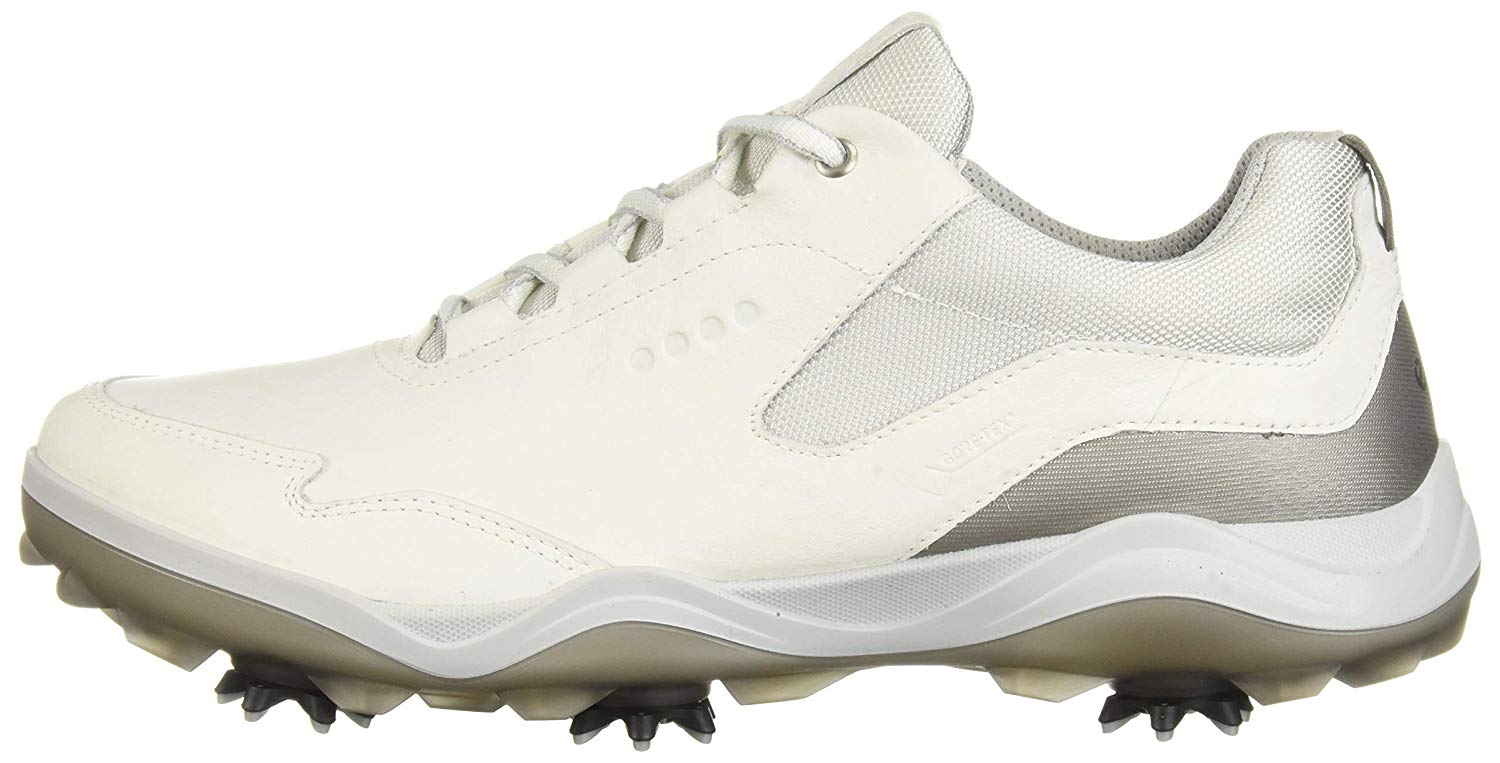 ECCO Men's Strike Goretex Golf Shoe, White, Size 10.0