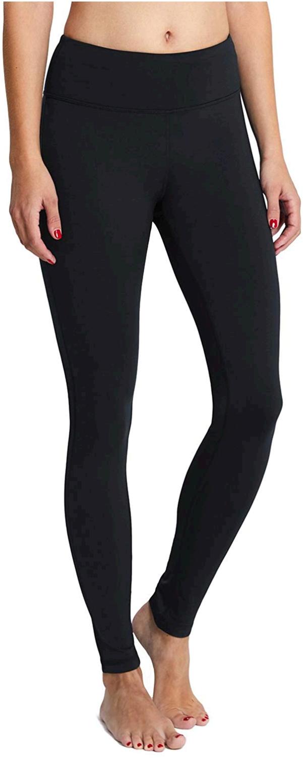 Black Thermal Fleece Lined Leggings  International Society of Precision  Agriculture