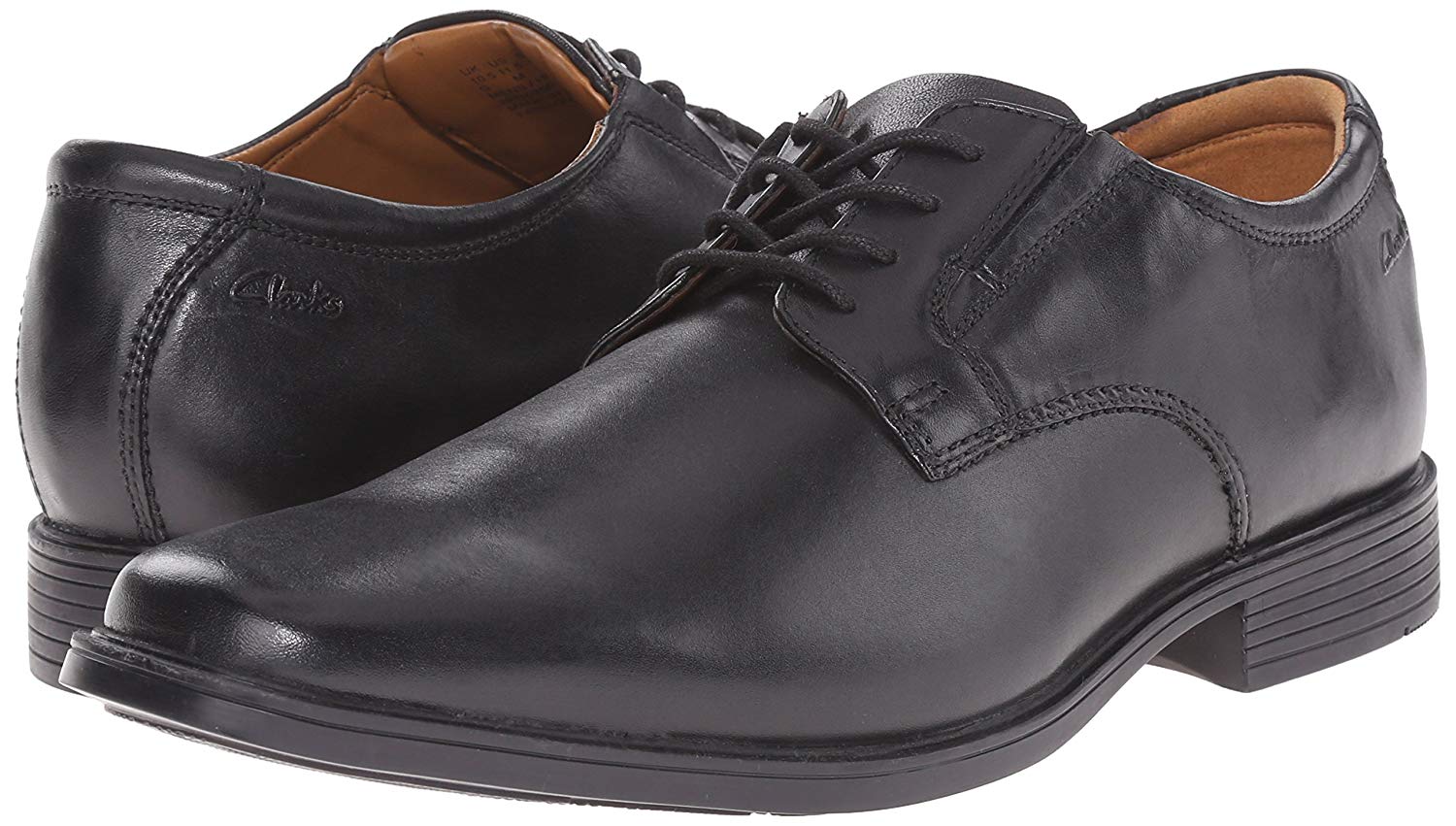 clarks tilden plain toe oxford