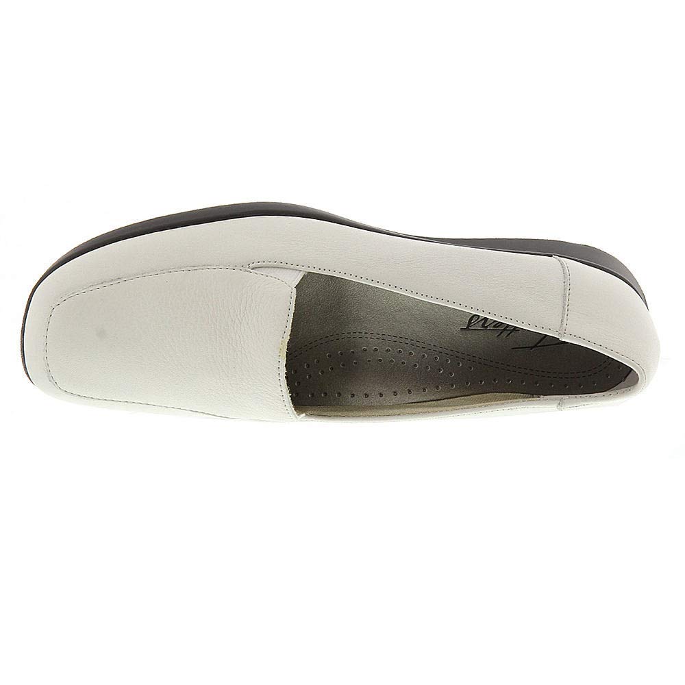 Trotters Donna Jenn Pelle Square Toe Loafers, Taglia White, Taglia Loafers, 9.0 28546b Trotters Donna Jenn Pelle Square Toe Loafers, Taglia White, Taglia Loafers, 9.0 28546b