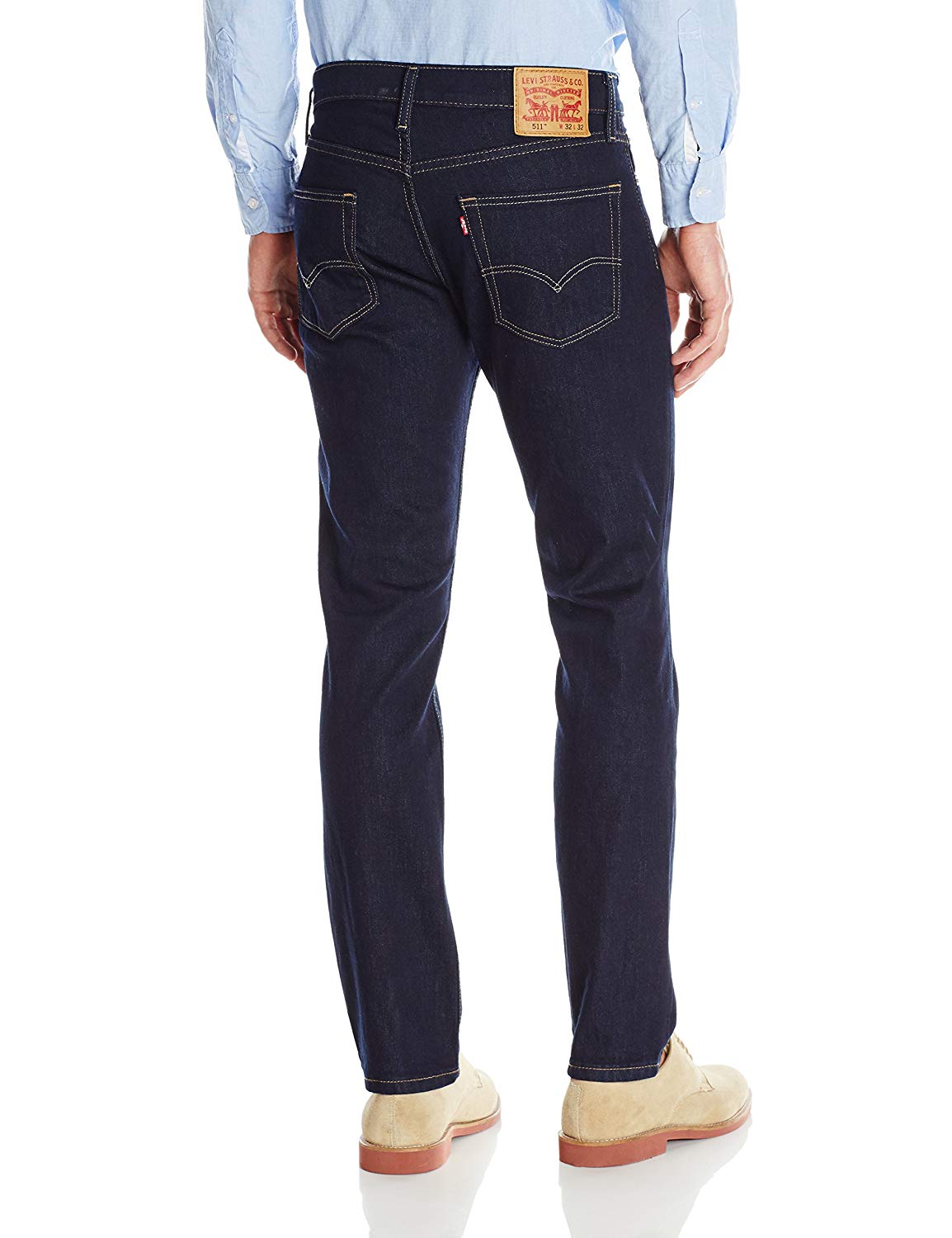 levi's dark blue jeans mens