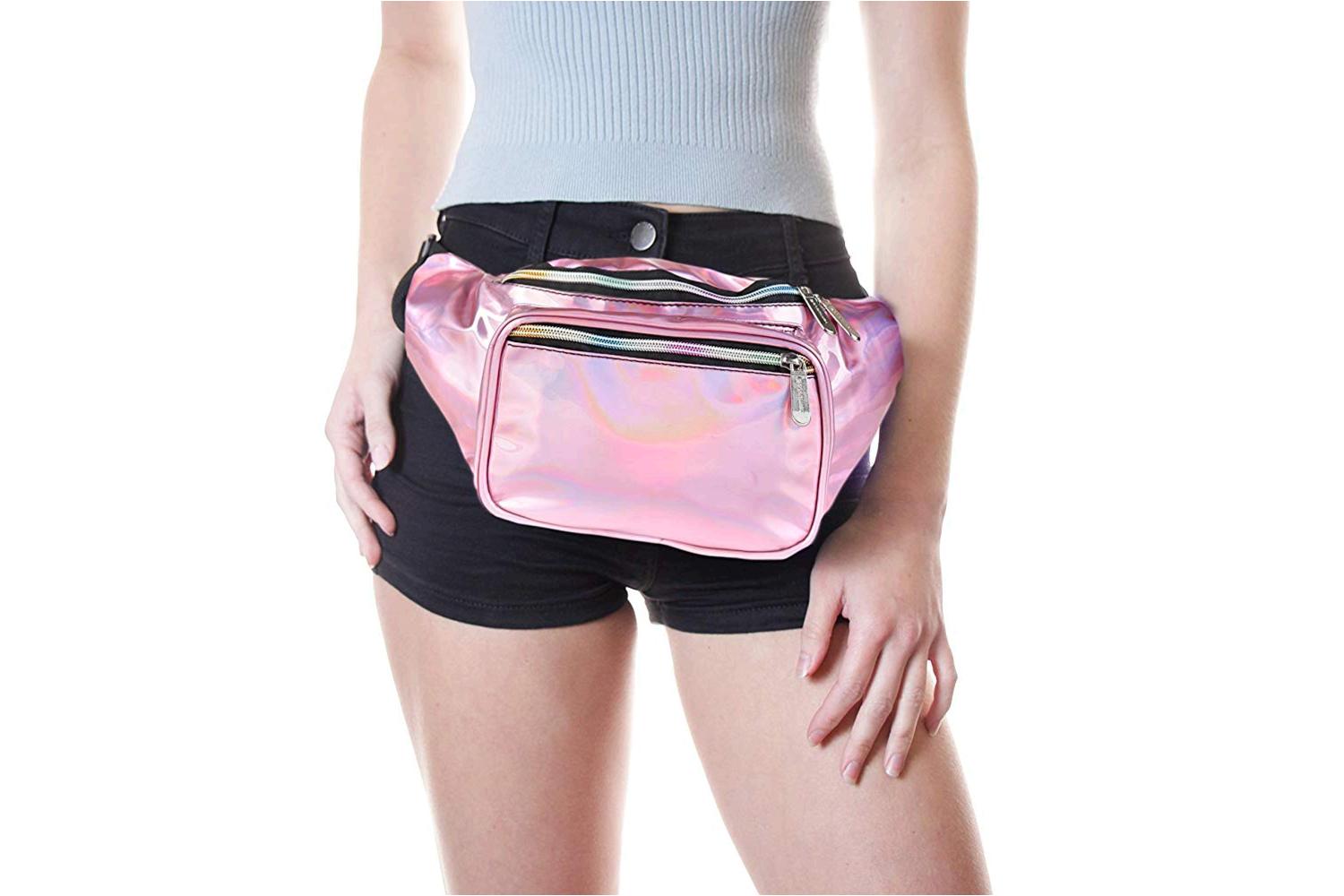 pink hip pack