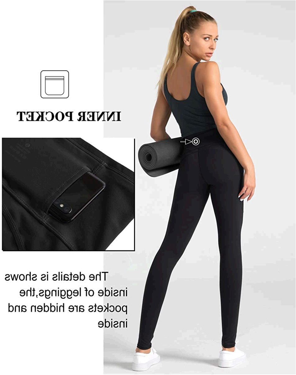 compression yoga pants with pockets