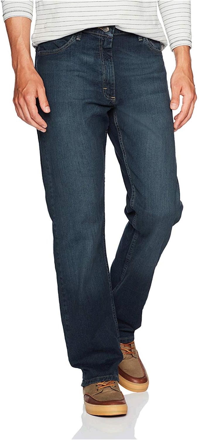 wrangler authentics men's big & tall relaxed fit comfort flex waist jean