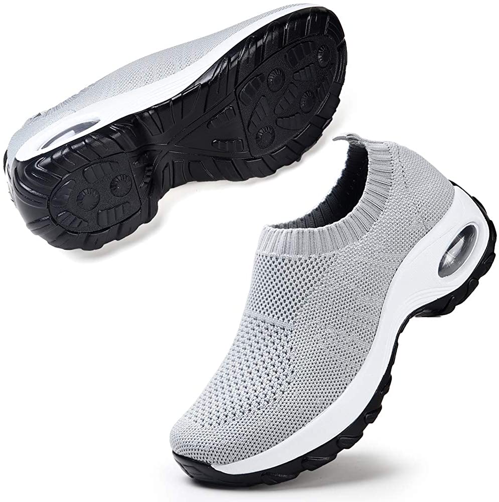 STQ Women�s Shoes Fabric Low Top Slip On Walking Shoes