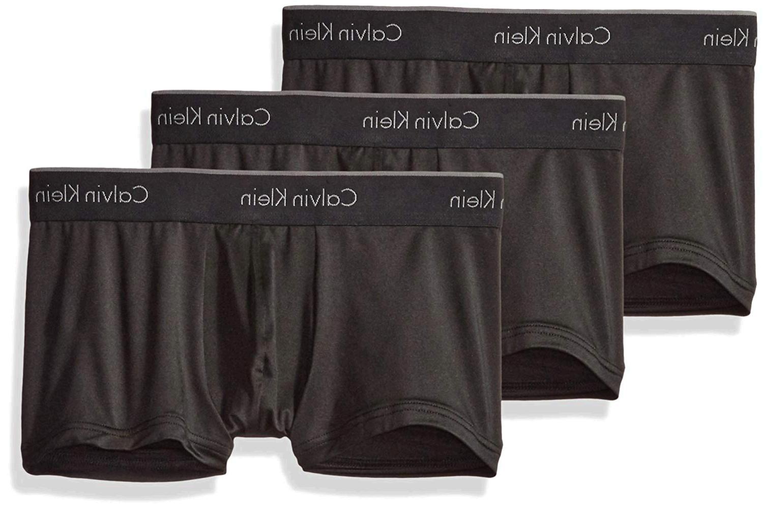 Calvin Klein Men's Microfiber Stretch Multipack Low Rise, Pure Black ...