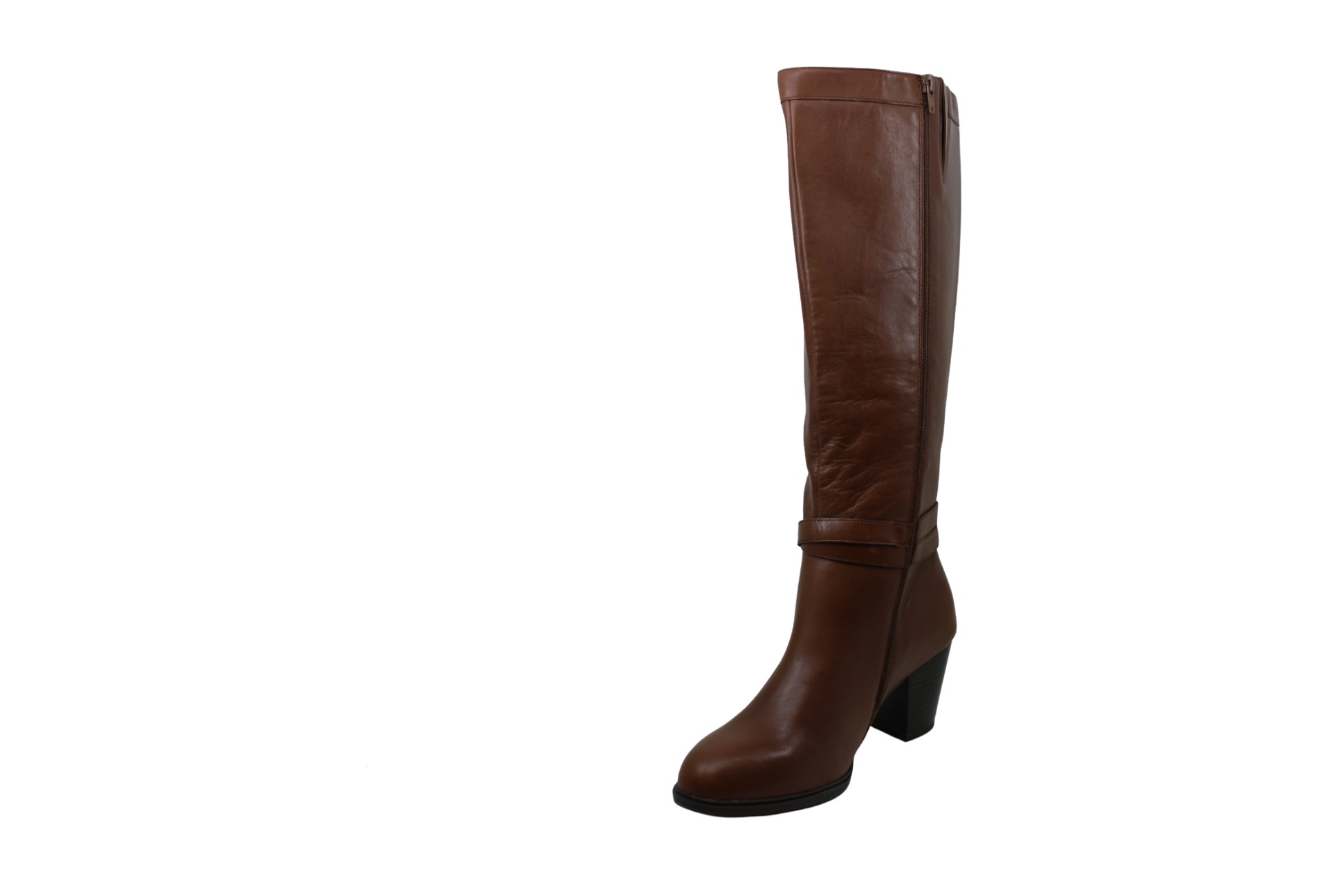 Giani Bernini Womens Rozario Leather Closed Toe Knee High, Cognac, Size ...