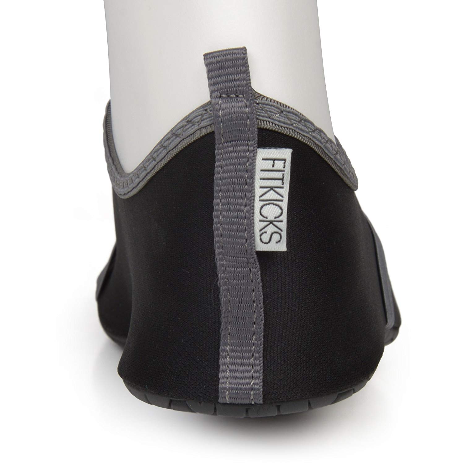 FitKicks Womens Flexible Flats Active Lifestyle Footwear , Black