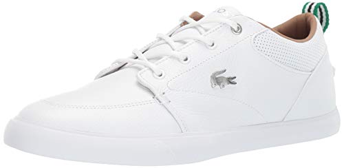 lacoste bayliss leather sneakers white