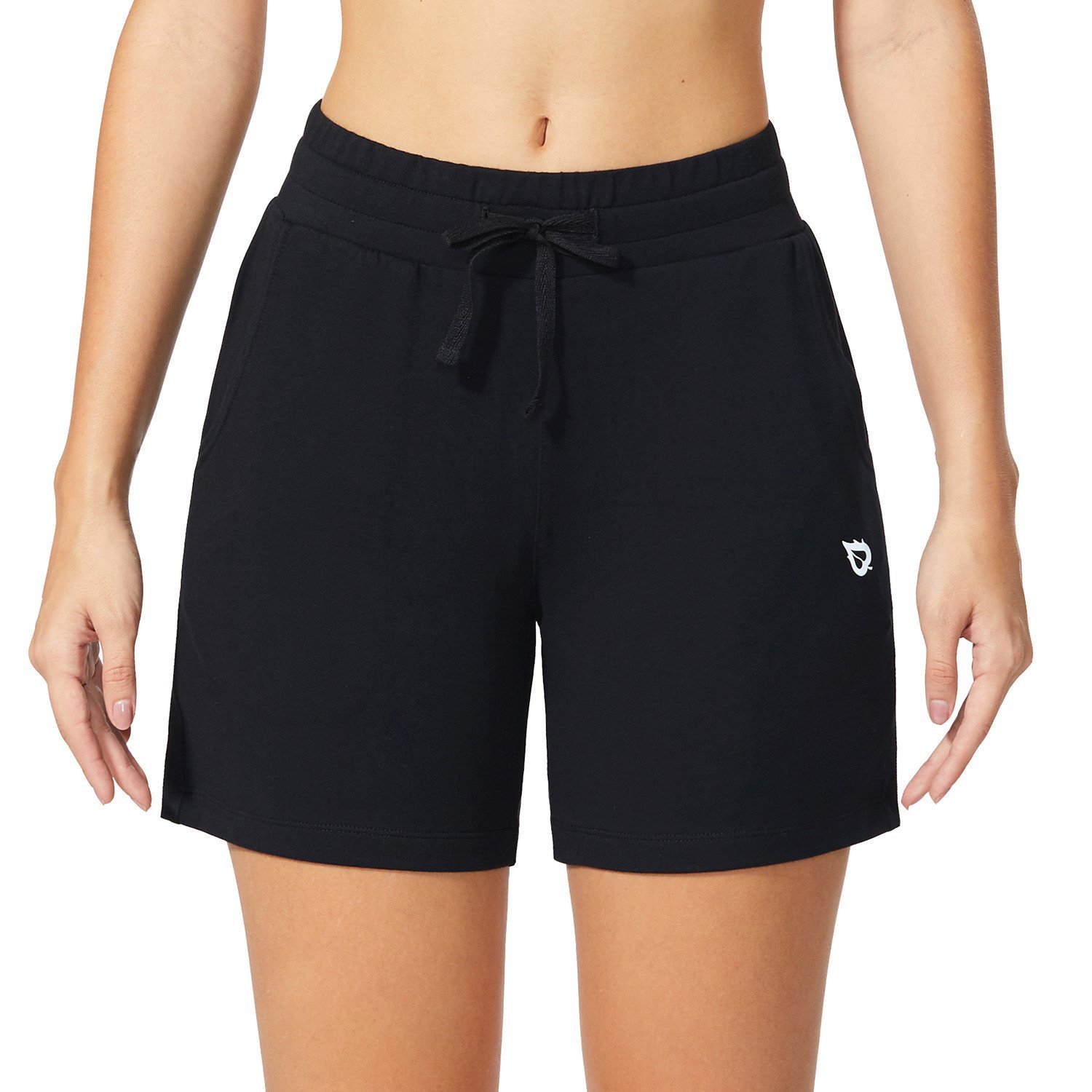 BALEAF Women's High Waisted 5 Running Shorts With 4 Pockets