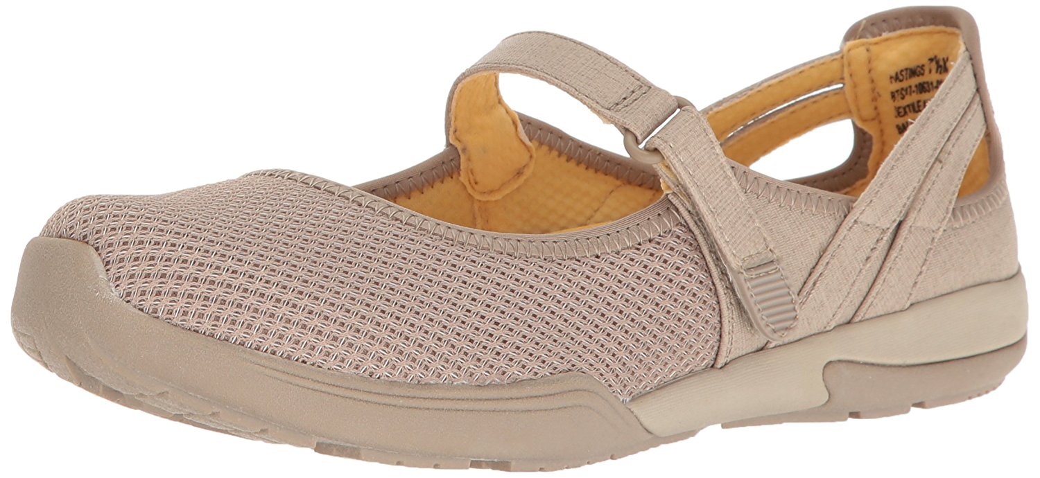 Bare Traps Womens Hastings Fabric Low Top Walking Shoes, Taupe, Size 8. ...