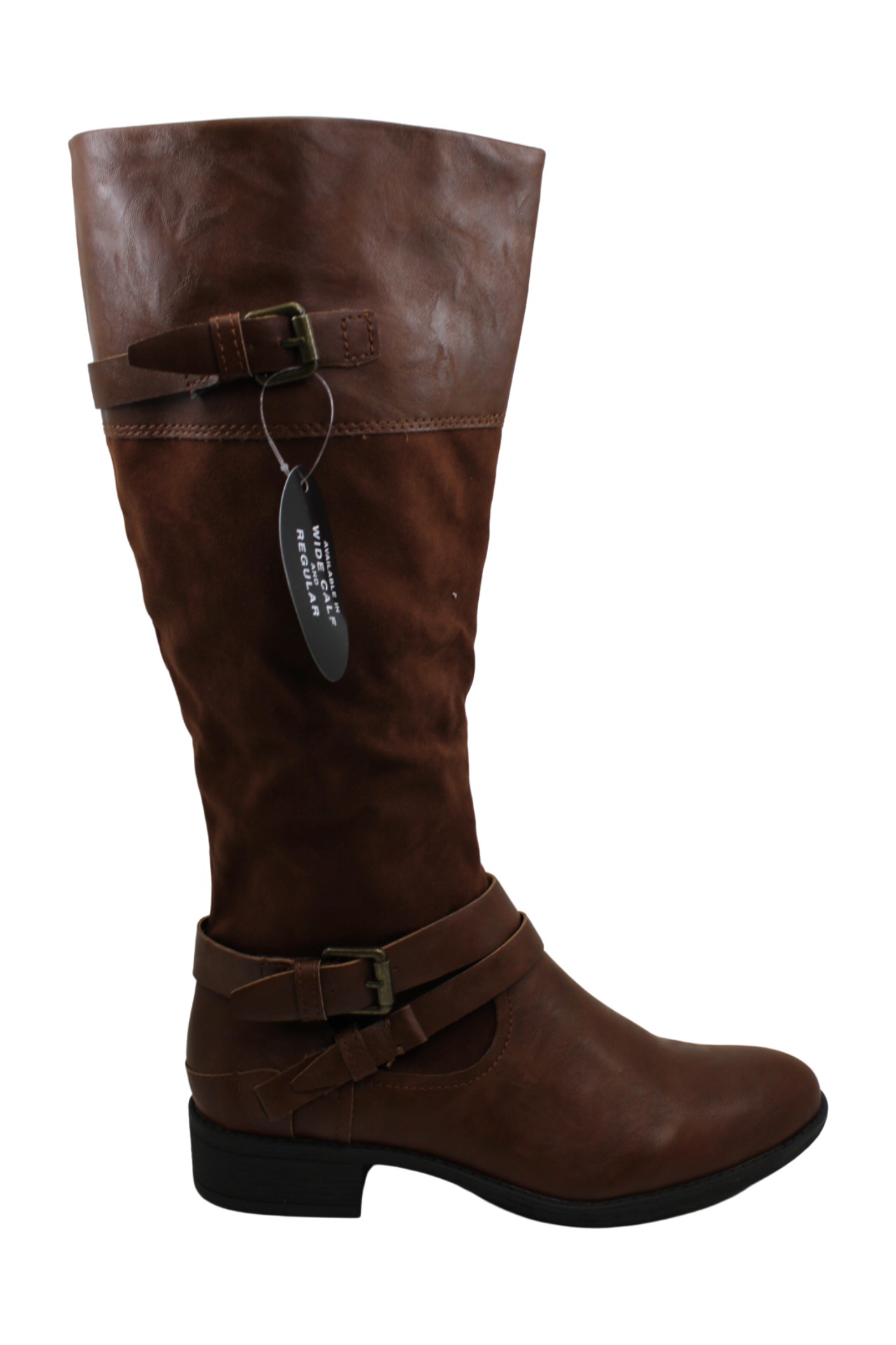knee high boots cognac color