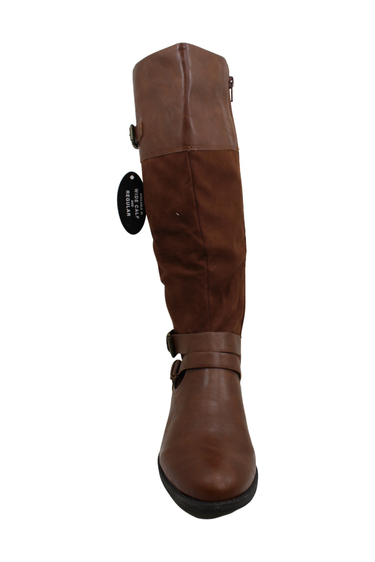 knee high boots cognac color
