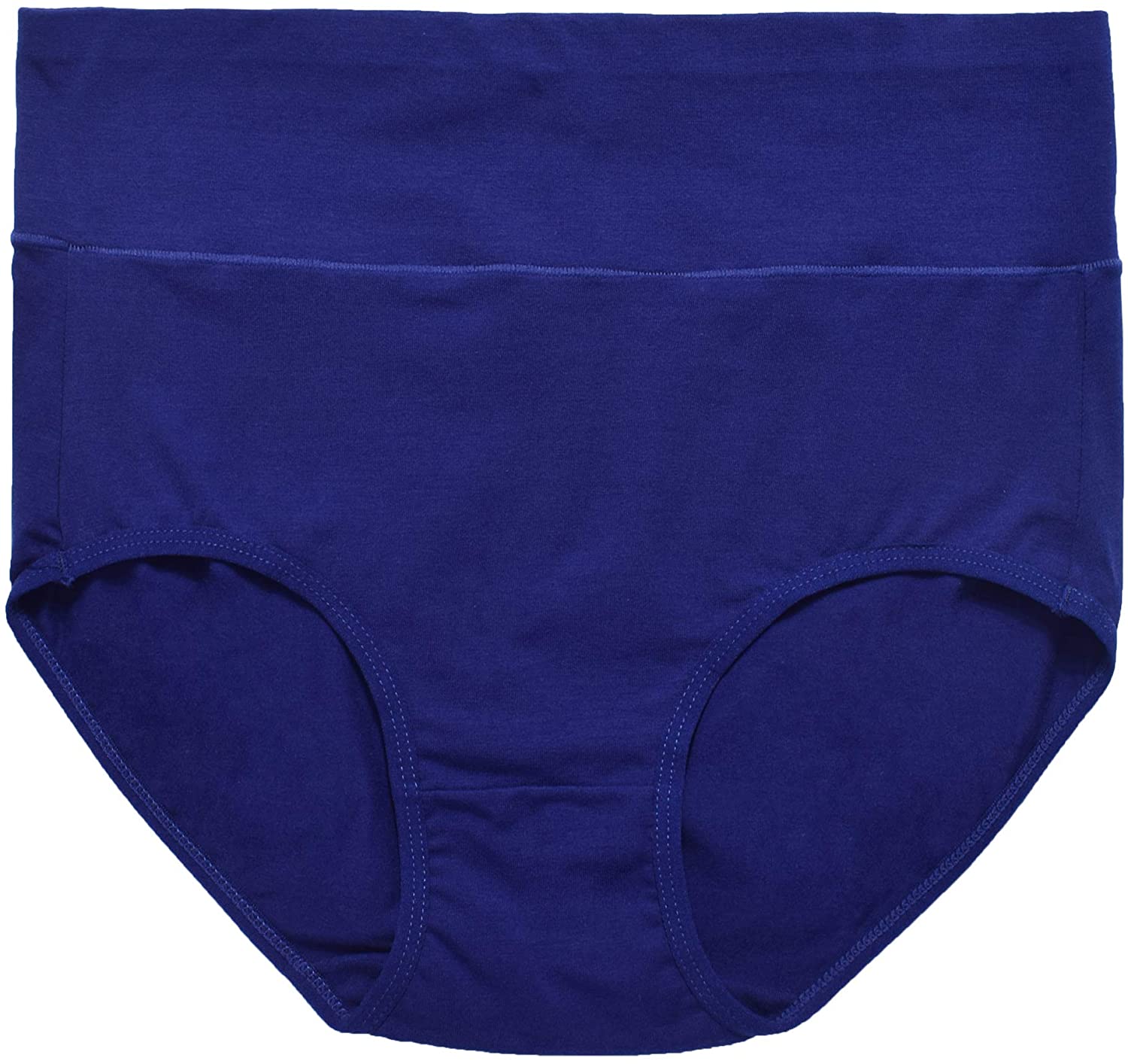 Annenmy Women's High Waist Cotton Underwear Soft Brief, Black, Size XX ...